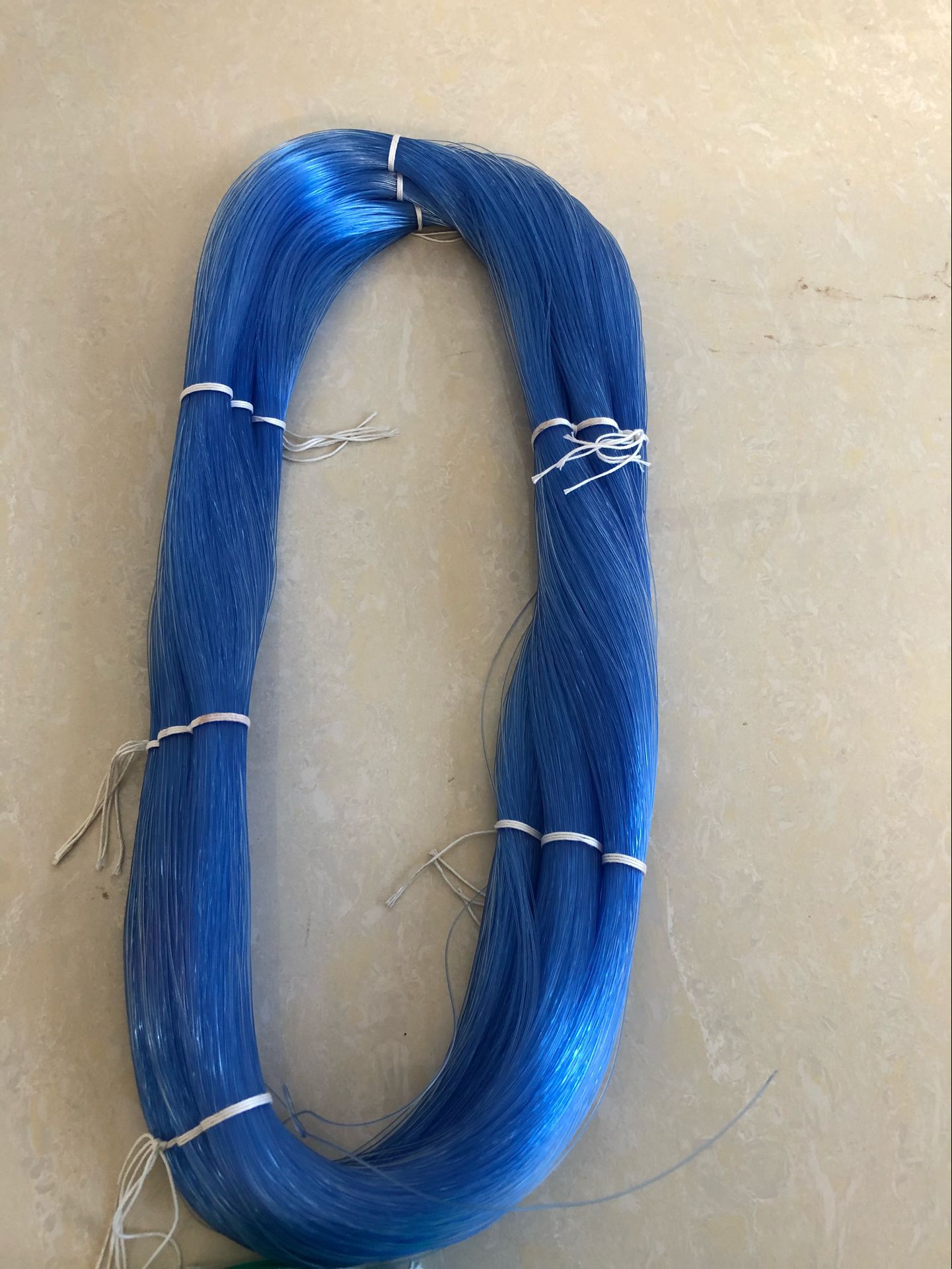 淡水鲨高强度钓鱼线0.26-1.5毫米透明蓝色尼龙线进口原丝主线1斤