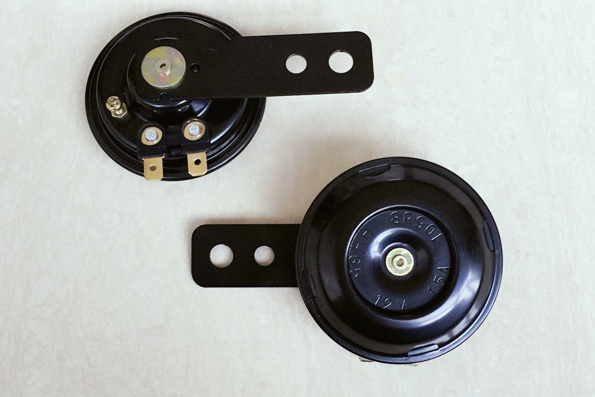 高品质摩托车喇叭电动车盆形喇叭12v48v60v摩托车盆型喇叭纯铜芯