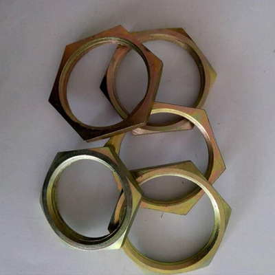 锁紧螺母_供应防爆锁紧螺母 碳钢螺丝帽钢管并帽 并母压紧螺 - 阿里巴