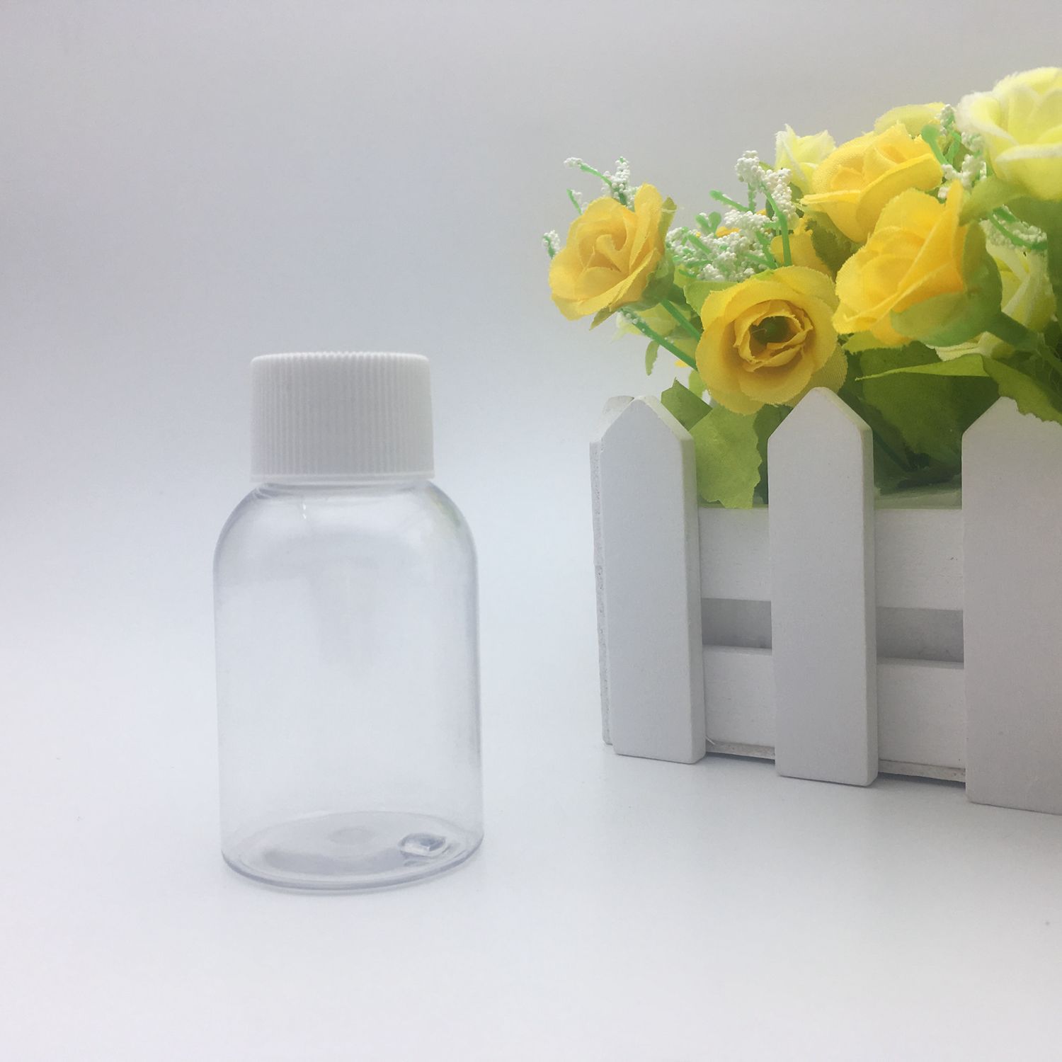 50毫升 矮胖 pet 化妆品瓶 小瓶 透明 塑料瓶 批发 厂家