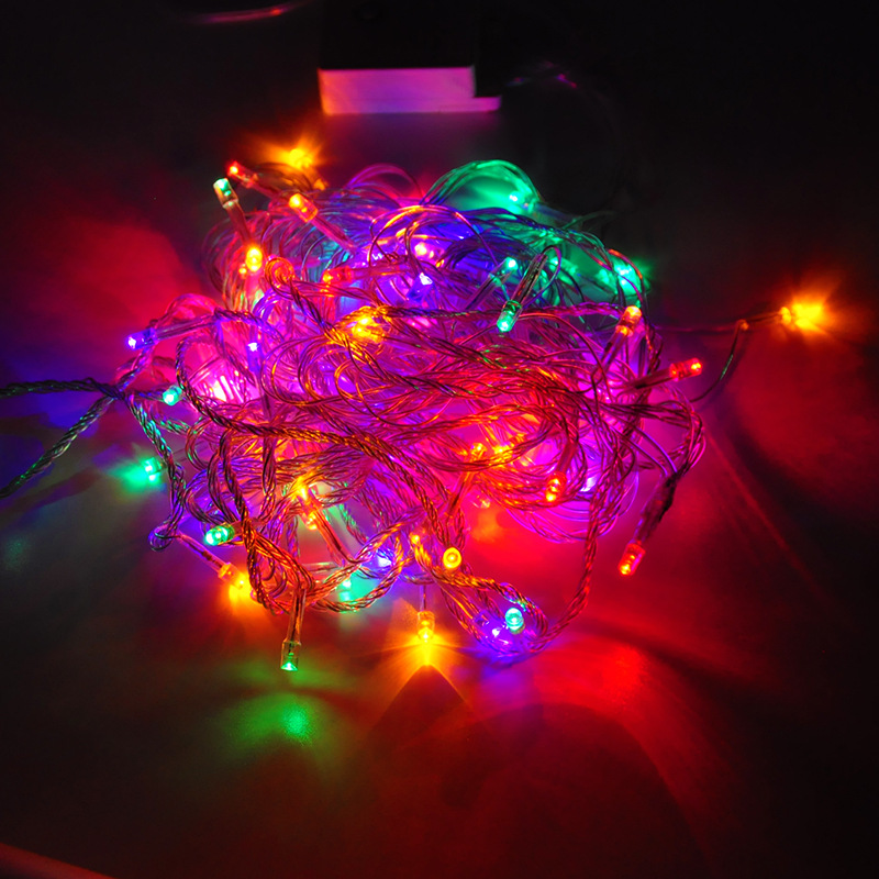 批发节日结婚庆用品婚房布置装饰道具专用灯串彩色圣诞树led彩灯