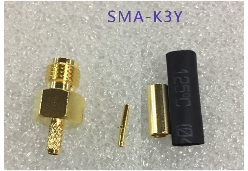 射频同轴连接器sma-jwy3 ,sma弯公配rg174.rg316.50-2线