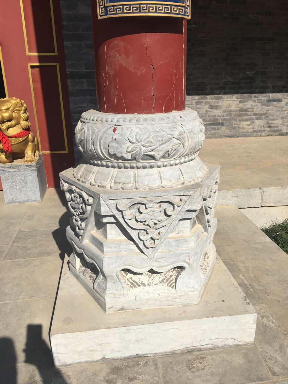 【柱础石】仿古柱顶石雕刻大理石柱顶石景观雕塑 寺庙石柱礅