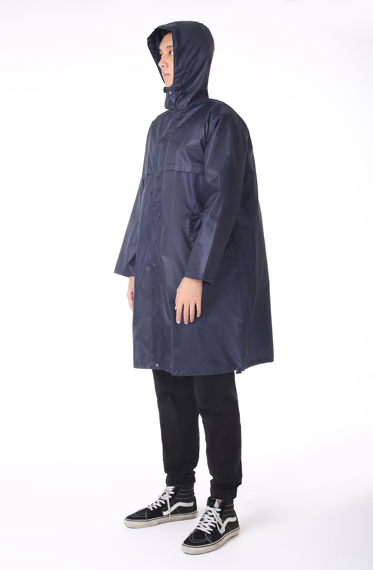 亚马逊速卖通供货 时尚男款雨衣 长款便携 钓鱼雨衣雨披 代发直销