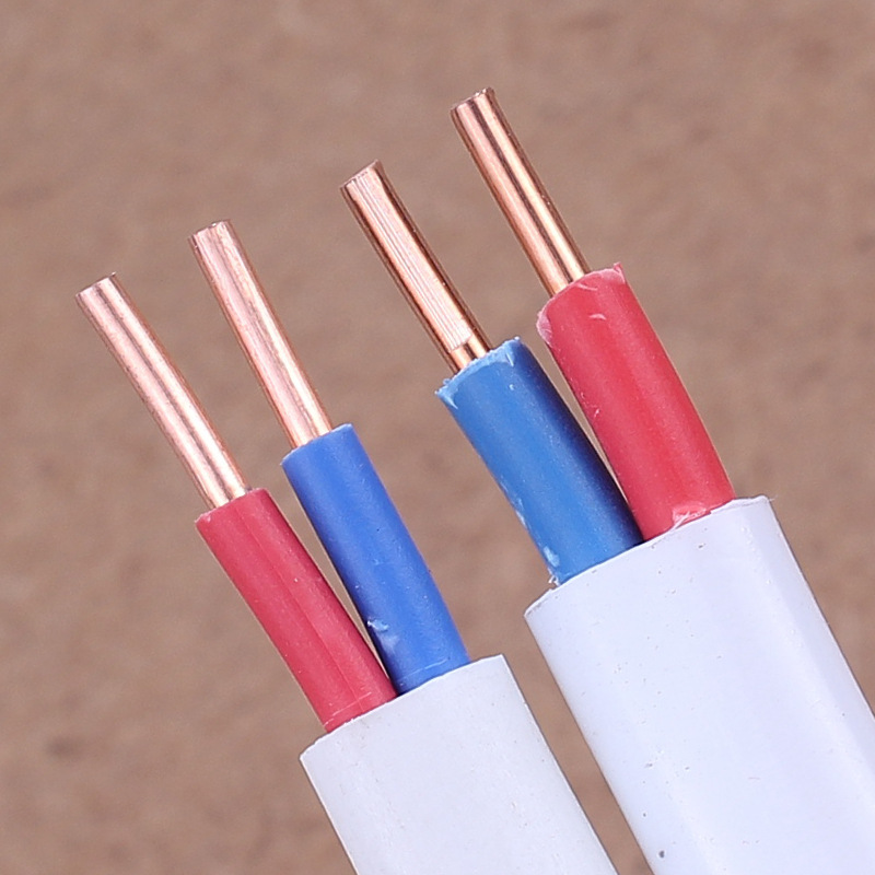 纯铜线bvvb2*2.5平方电线家装铜芯护套线扁电缆铜芯电缆电线厂家