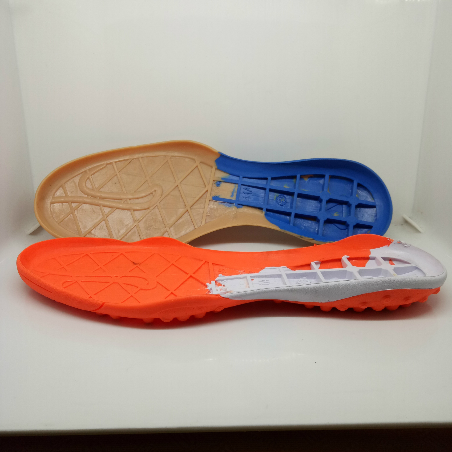 足球鞋底橡胶足球鞋底细钉足球鞋底