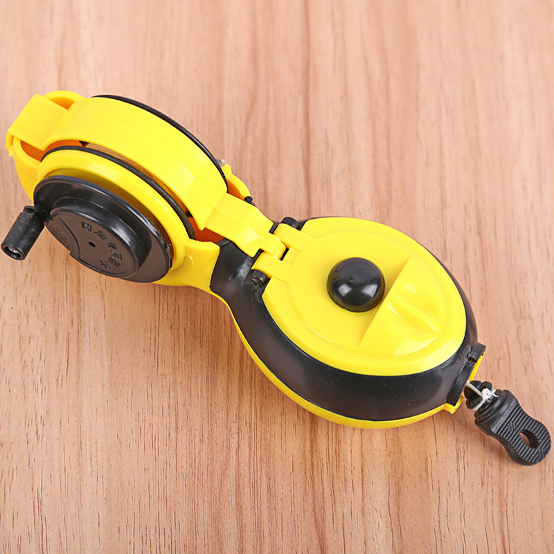 厂家直销手动卷线墨斗 30m木工划线弹线工具带墨汁防挥发密封墨斗