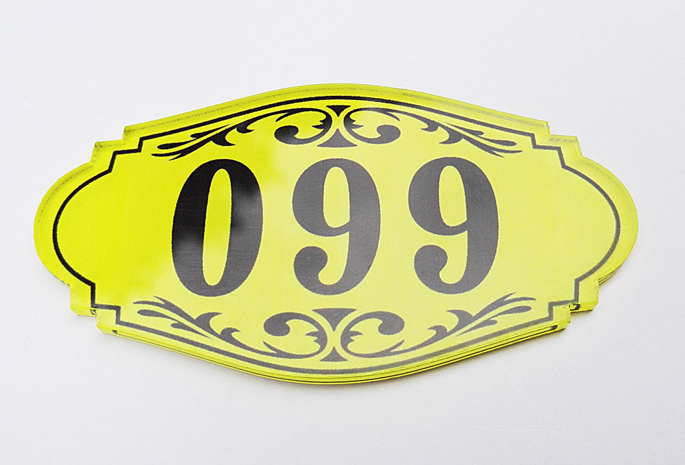 亚克力数字门牌号 宾馆房间门牌 号码贴牌 酒店房号牌提示牌定制