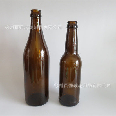 厂家批发330ml棕色啤酒瓶空瓶 琥珀色汽水饮料瓶 压口瓶酒吧专用