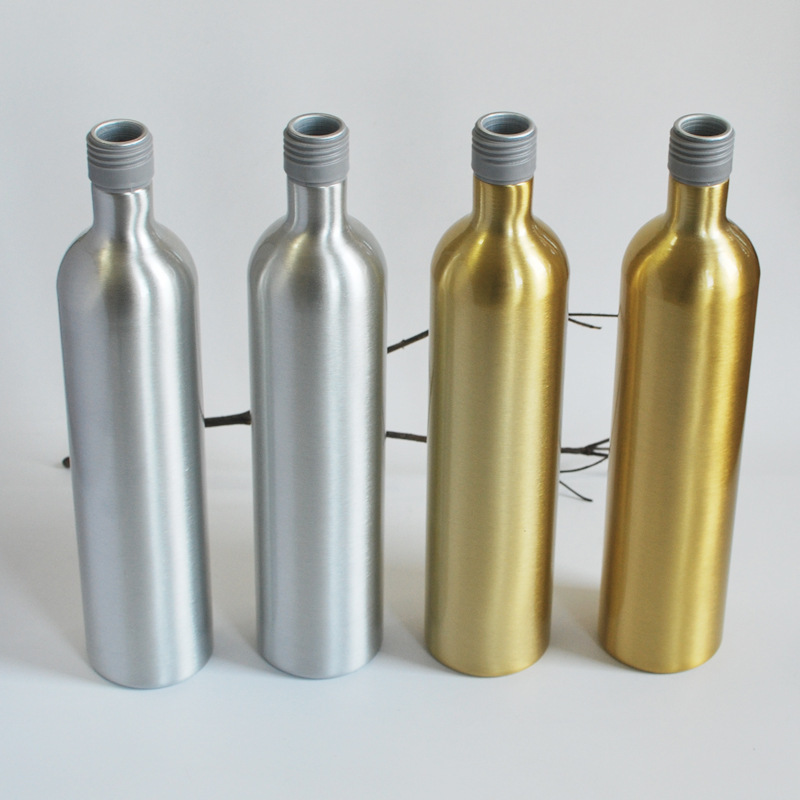 厂家直销 红酒铝瓶 食品级 高档铝瓶铝罐金属罐