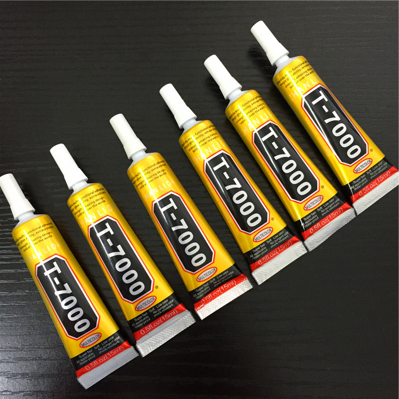 软性手机维修专用 t7000 黑胶 手机边框 黑色胶水液晶屏贴合粘钻