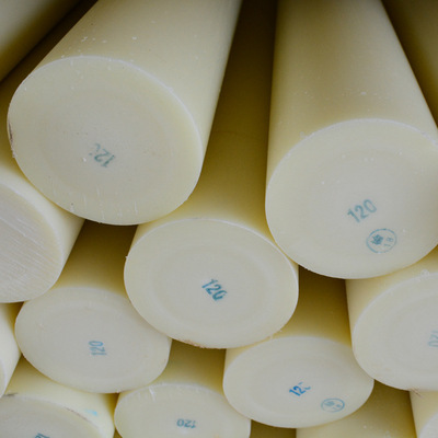 优a棒尼龙棒米黄色耐磨耐高温挤出级工程塑料棒圆棒规格齐全直供