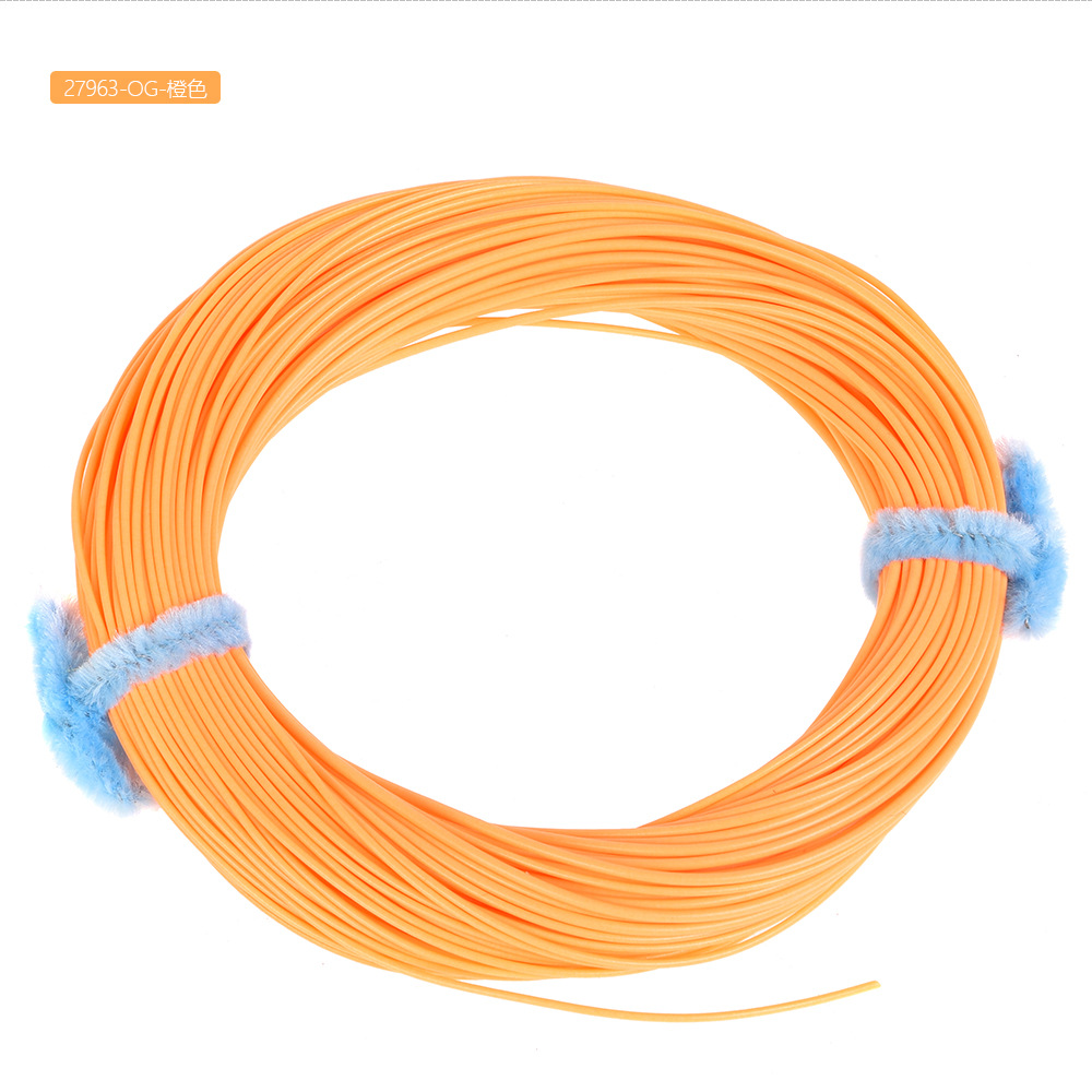 27963 LEO Leou [Fly Fishing Multi-color Main Line 30 Meters] 45678# Seamless WF front Heavy floating water pic 8