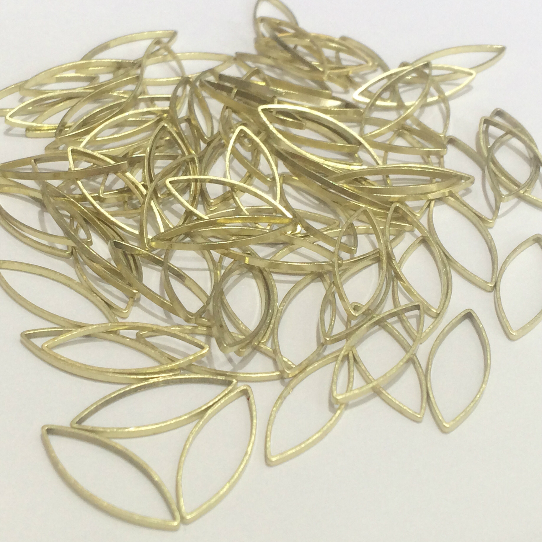 19mm马眼铜管圈 批发吊坠挂件颜色多款 鞋帽服饰饰品配件厂家直销