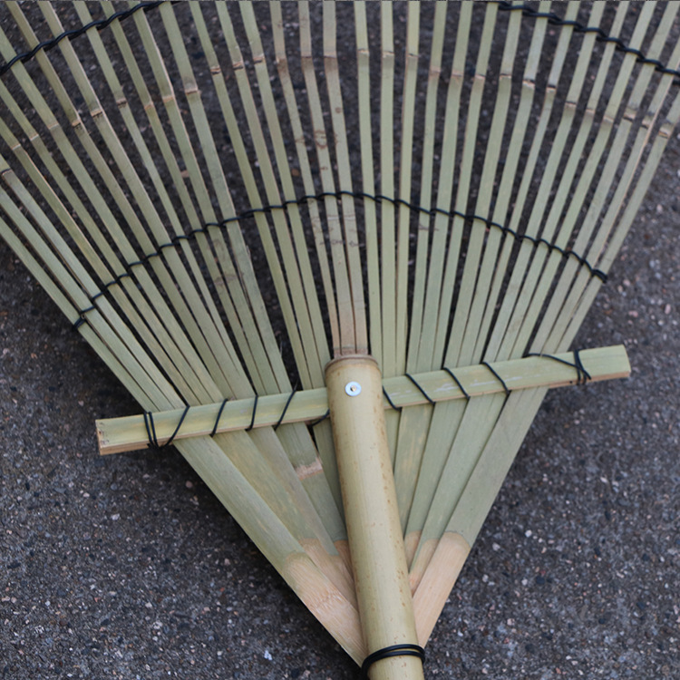 纯手工 竹制品 沙耙安吉竹扒园艺竹编竹耙农用33齿装饰竹子制品