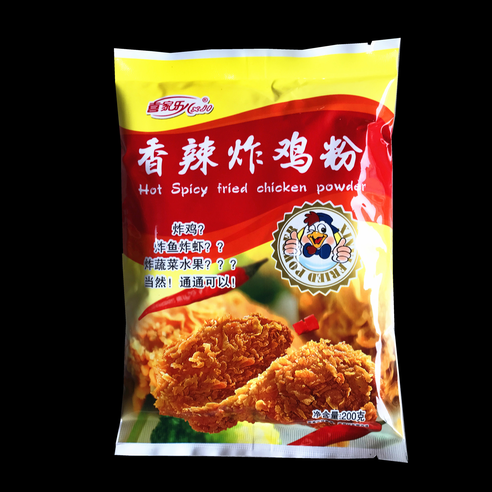 喜家乐香辣炸鸡粉200g1