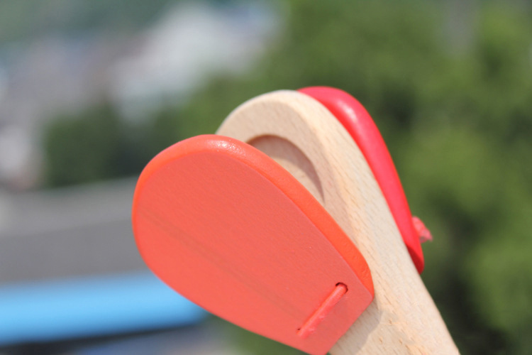 厂家批发木制长柄响板 儿童乐器手摇响板 婴幼儿益智玩具乐器.04