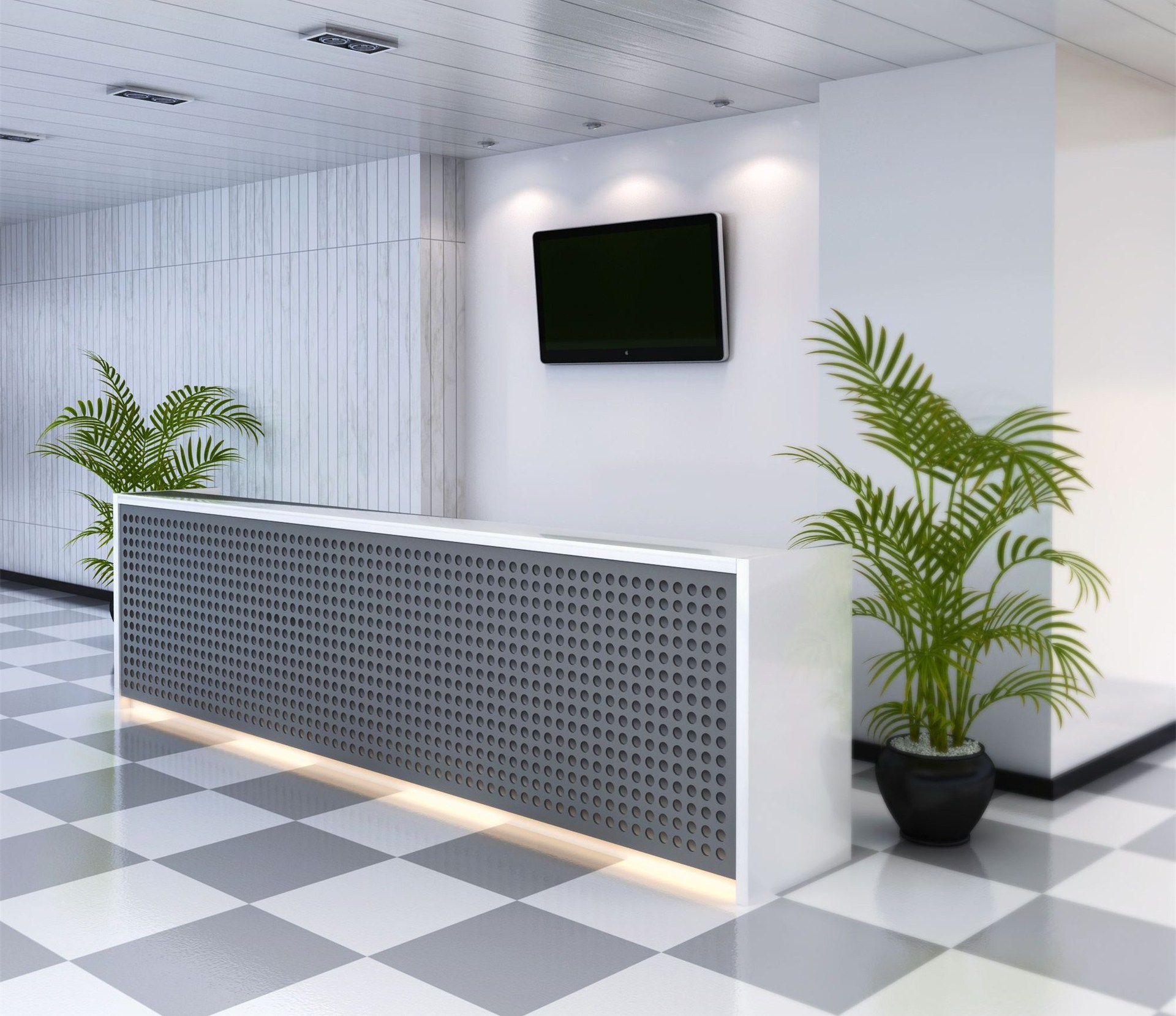 【妙招技巧】 - 办公前台的设计有什么讲究?