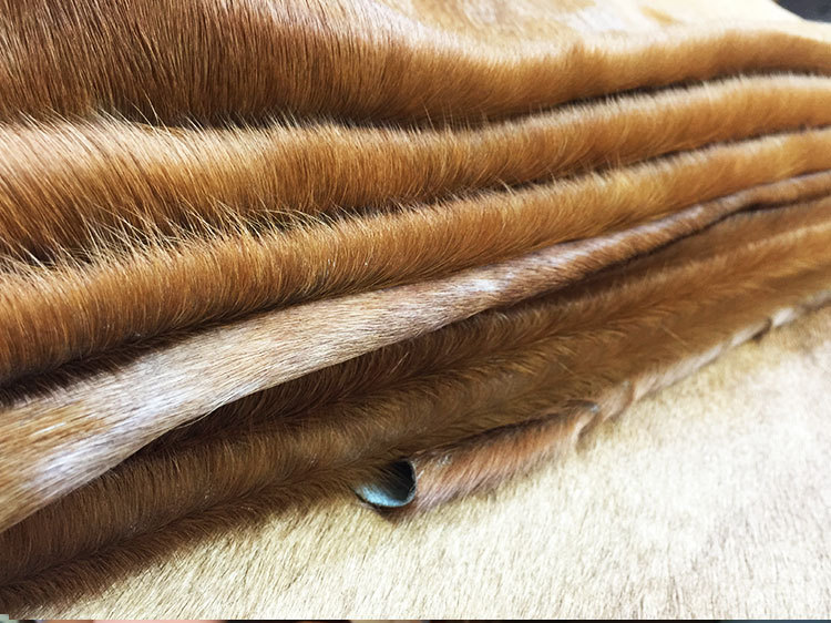 【未然海】马毛皮料装饰装潢软包皮革整张头层真皮毛鞋面地毯专用