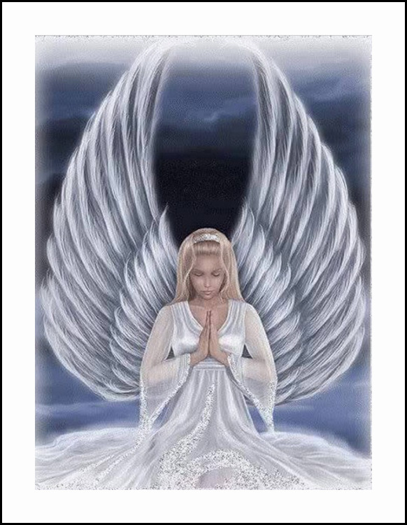 新款神圣天使diy钻石画5d十字绣客厅卧室过道贴钻画方钻满钻g411