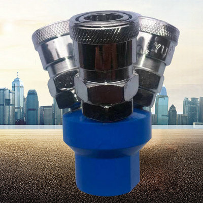 专业生产销售 快速接头圆三通 塑料气动快速接头 气管快速接头