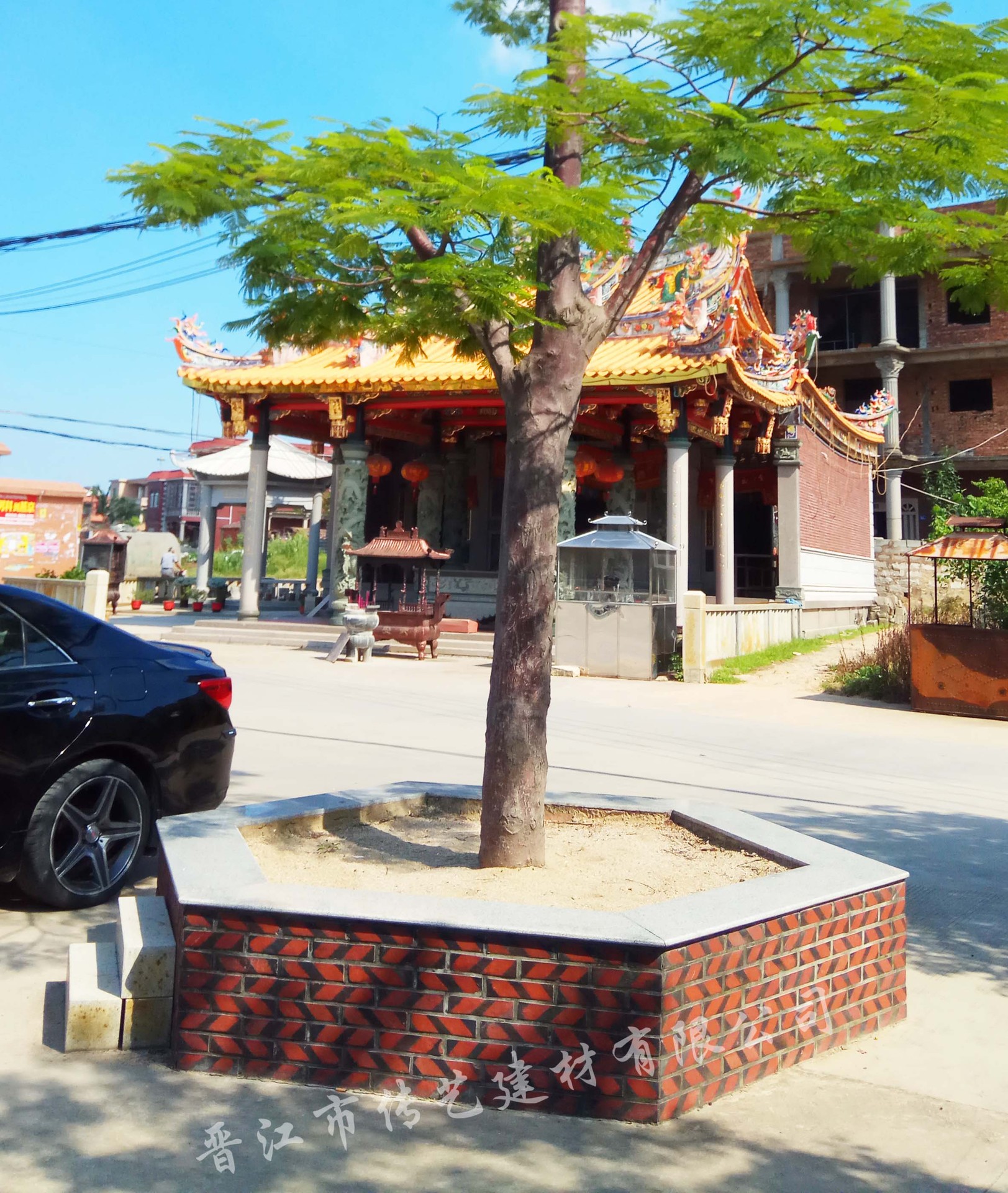 【厂家直销】砌花圃闽南红砖 公园庭院景观红砖 闽南风格