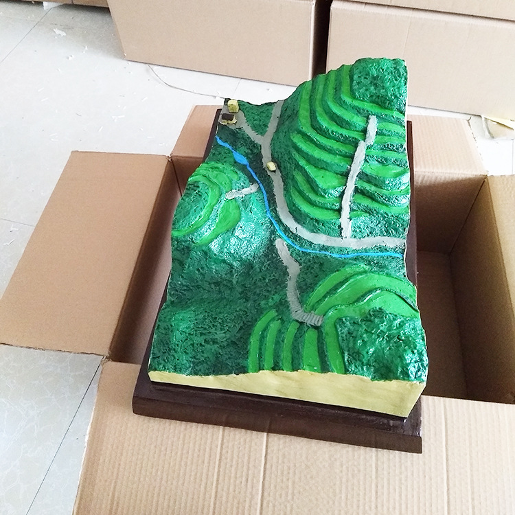 梯田地貌模型 地理教室 18种地貌 教学仪器 演示地理园立体