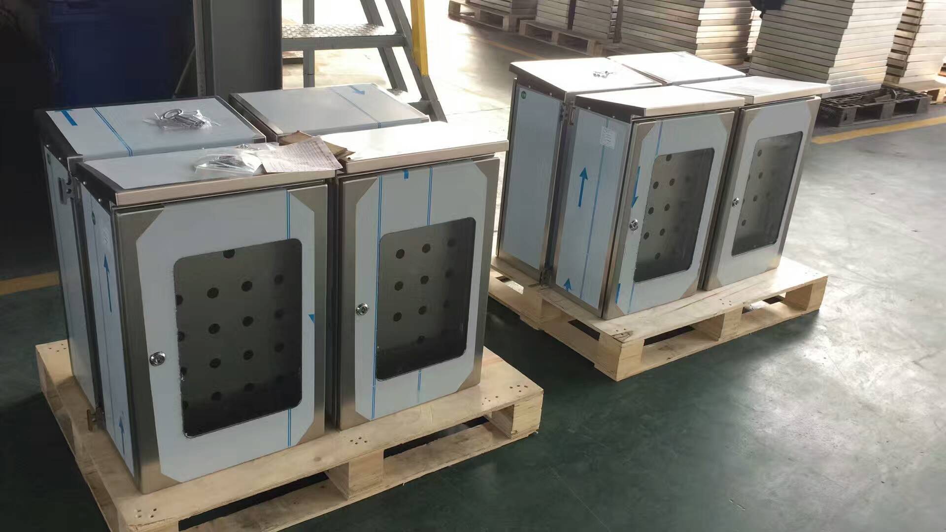 坦森不锈钢电箱壳体600*800*250mm ip65户外防水防雨不锈钢控制箱