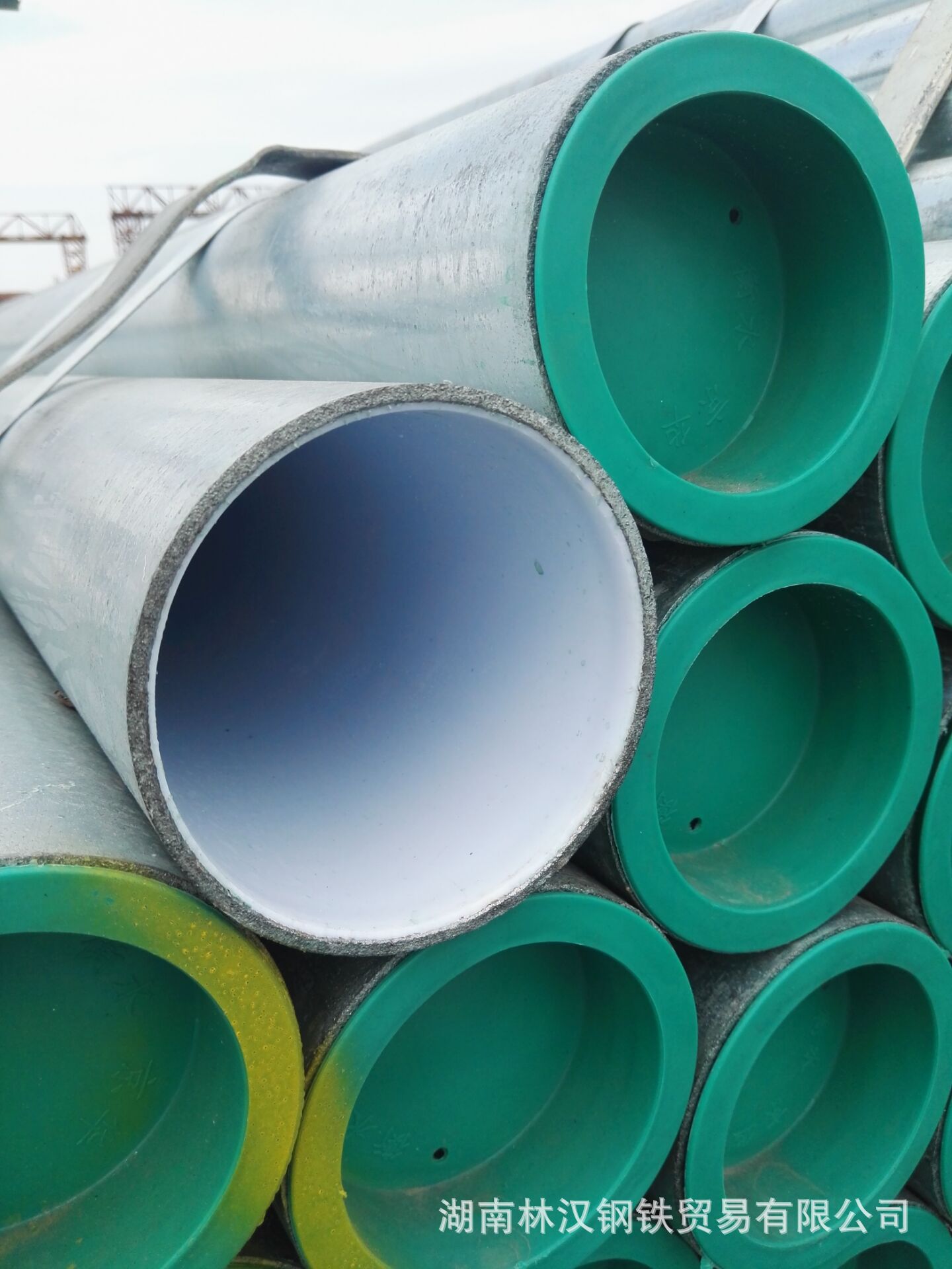 现货批发【dn100镀锌钢塑复合管】衡水华岐 Ф114冷水衬塑管