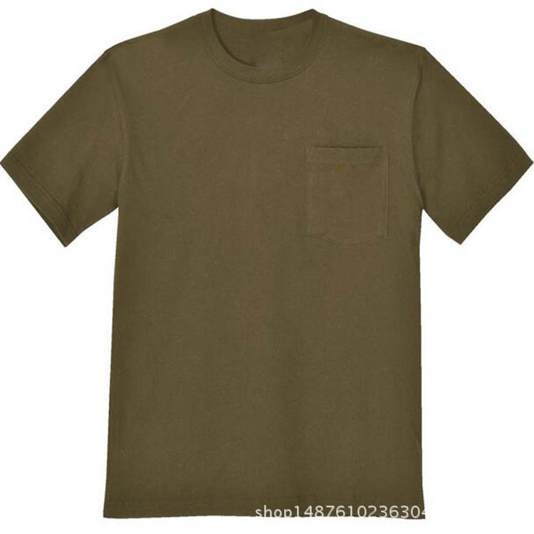 欧美外贸棉男式t恤 纯色修身大码t恤定制 可加工印花logo-阿里巴巴