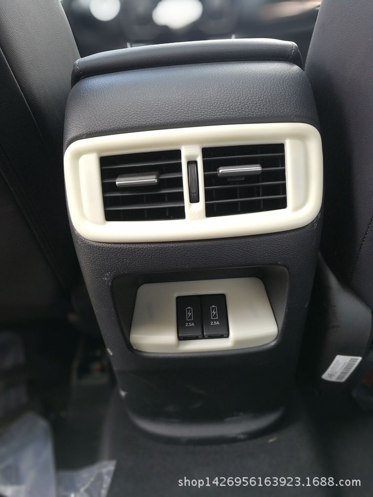 21crv后上出风口饰框 适用于本田20皓影17crv空调出风口改装亚银y