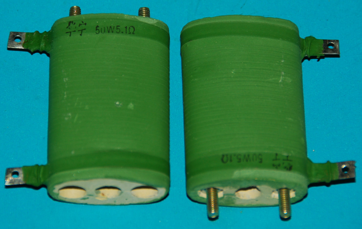 1Ω扁管电阻 线切割降压电阻 线切割电阻 50瓦 5.1欧姆