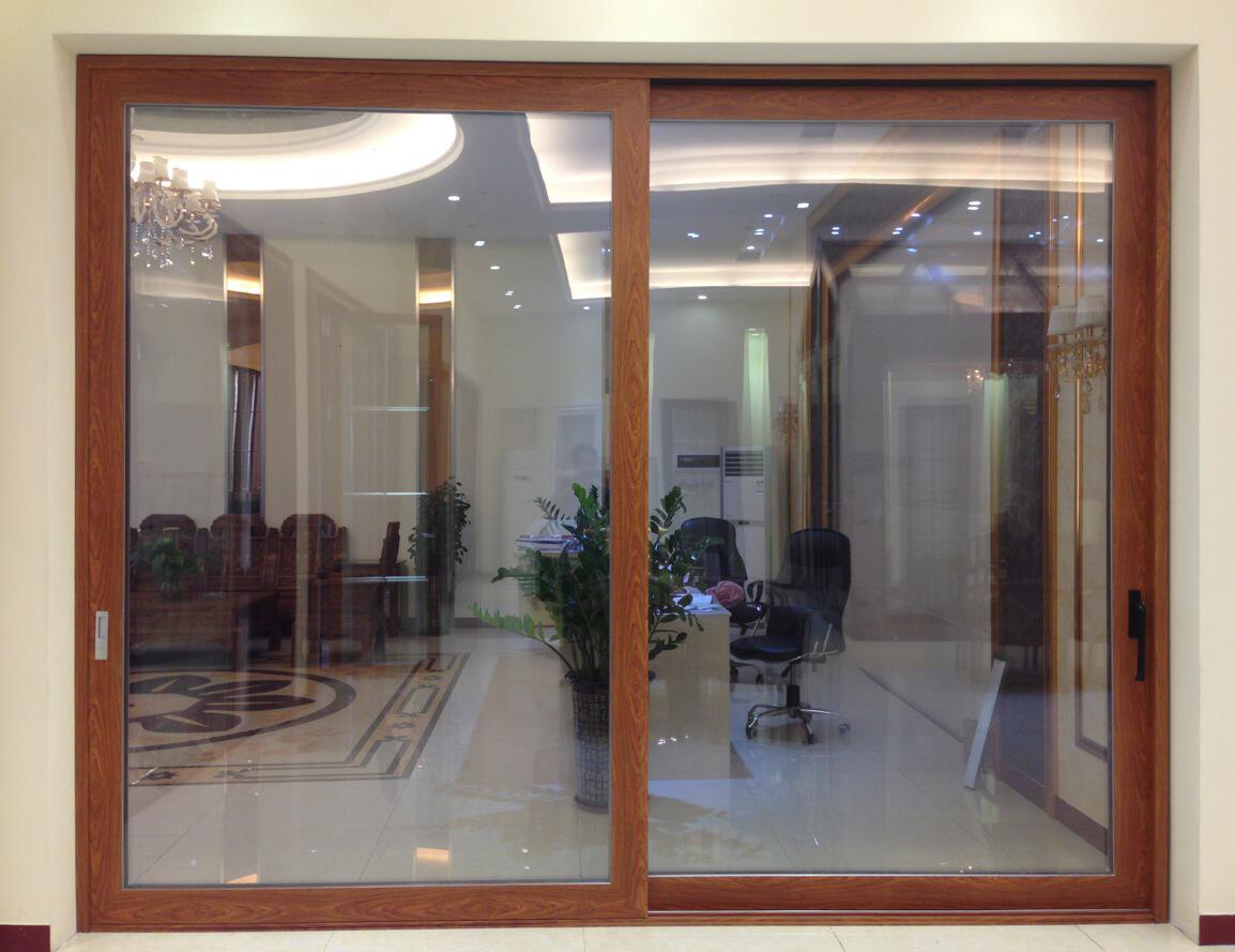 2-1.4肌肤黑铝合金推拉门客厅落地玻璃推拉门-询价-阿里巴巴