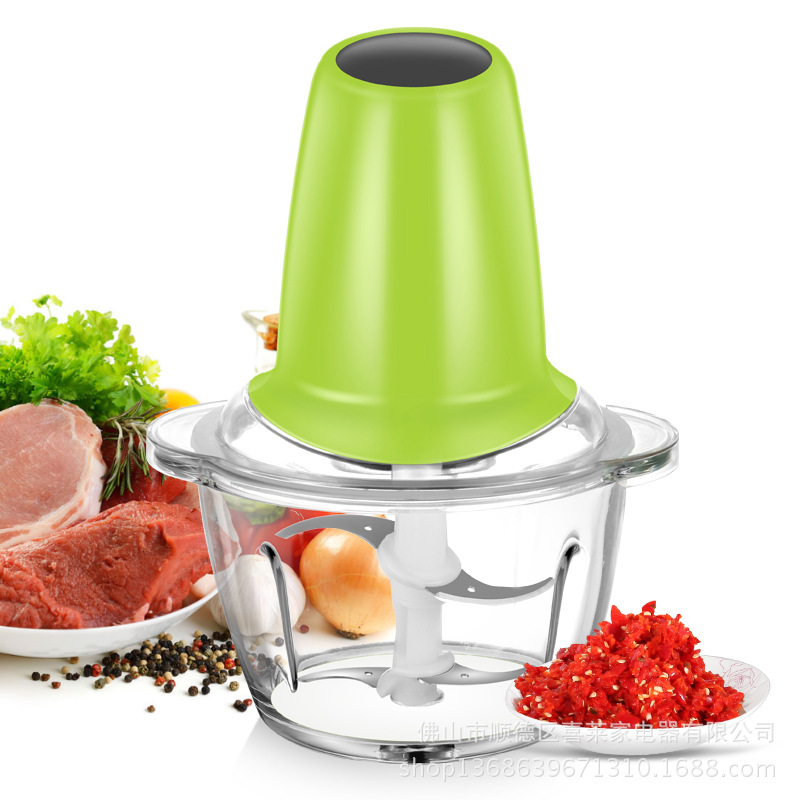 喜莱家绞肉机家用电动不锈钢碎菜打辣椒多功能料理机小型搅拌机