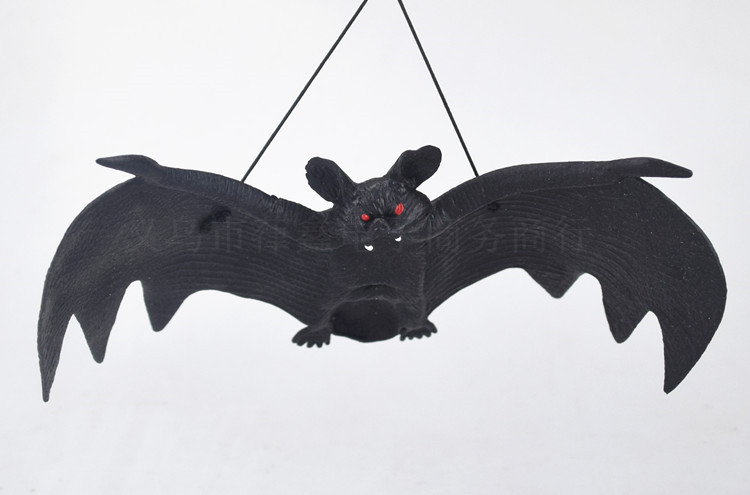 大号仿真蝙蝠玩具整人恶搞超大蝙蝠仿真吓一跳动物橡胶蝙蝠直销