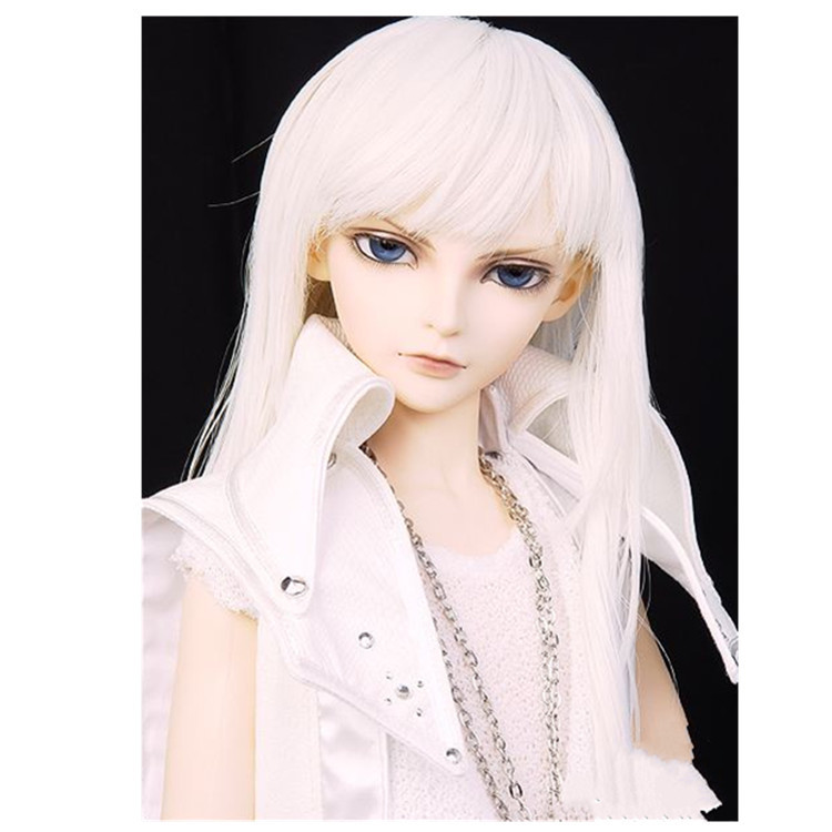 bjd芭比娃娃假头发化纤丝动漫sd公仔发头套来图来样宝石之国