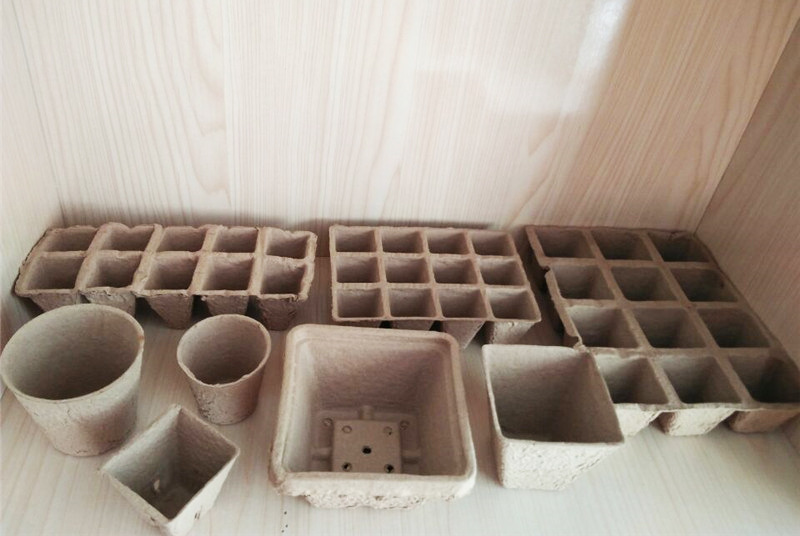 供可降解植物纤维纸质8cm园型育苗杯(育苗钵,营养钵,育苗盆)