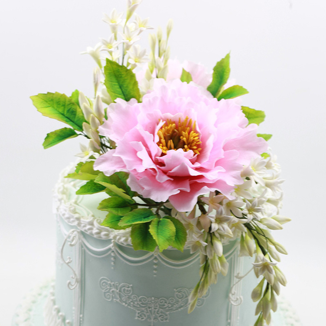 新款烘焙工具翻糖硅胶模具花瓣叶子铜钱草尤加利通用叶子套装压模