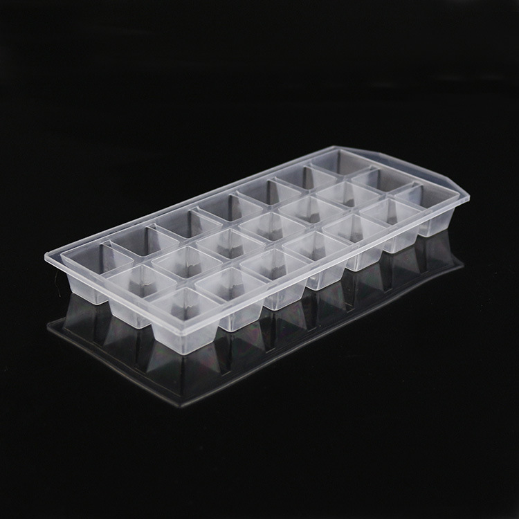 21格透明冰格 冰块模具制冰盒带盖冰格创意冰格模具方块冰块盒