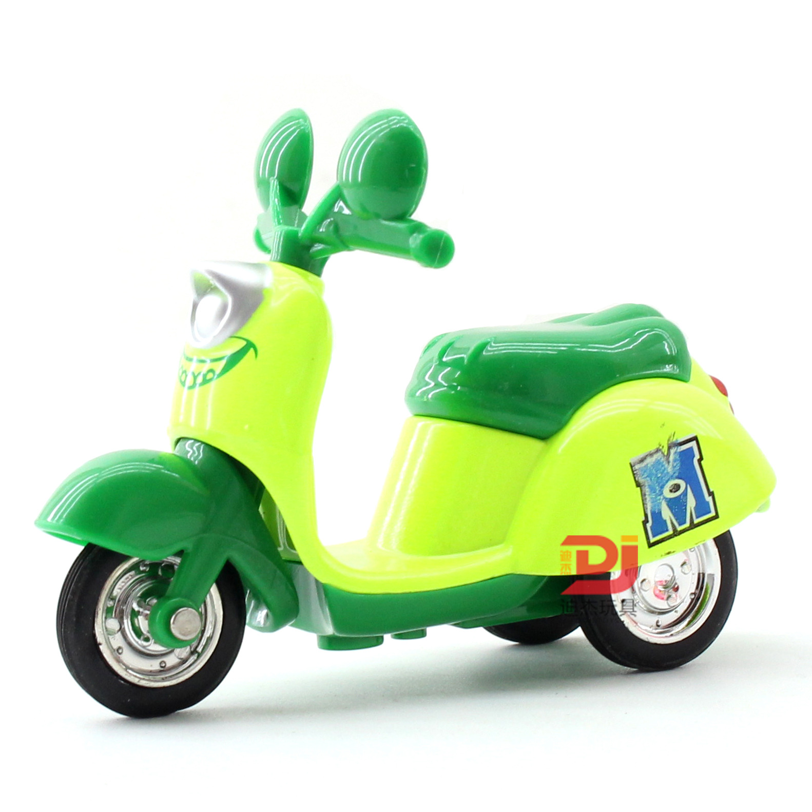 儿童q版迷你卡通仿真合金小绵羊摩托车 回力玩具车 淘宝 地摊热卖