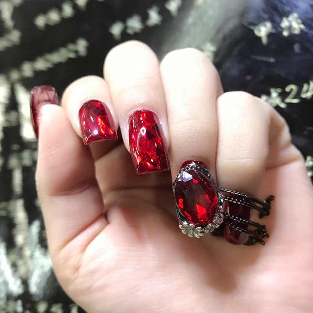 美甲玻璃尖底 6mm 圆黑 50颗 diy饰品水钻 美甲贴钻