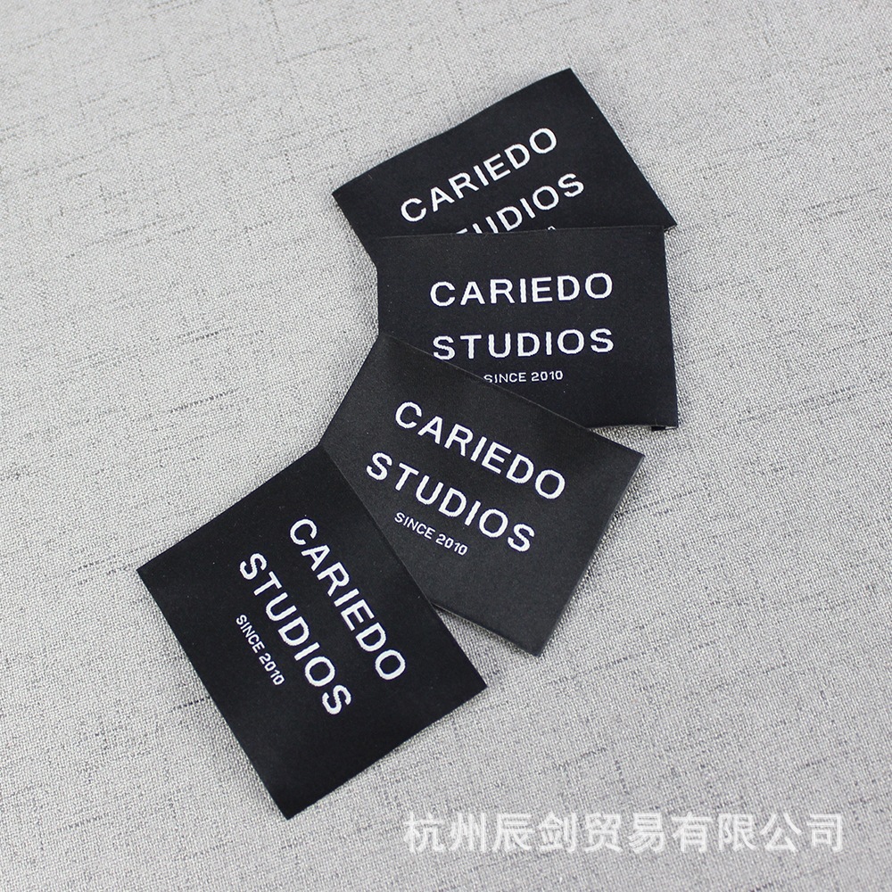 高档织唛服装领标家纺织标鞋帽商标制作织标高密度布标签主唛设计