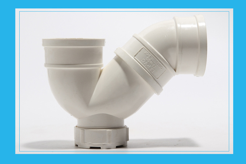 pvc-u135°p型存水弯(带检查口)Ф40 Ф50 Ф75 Ф90 Ф110 Ф160