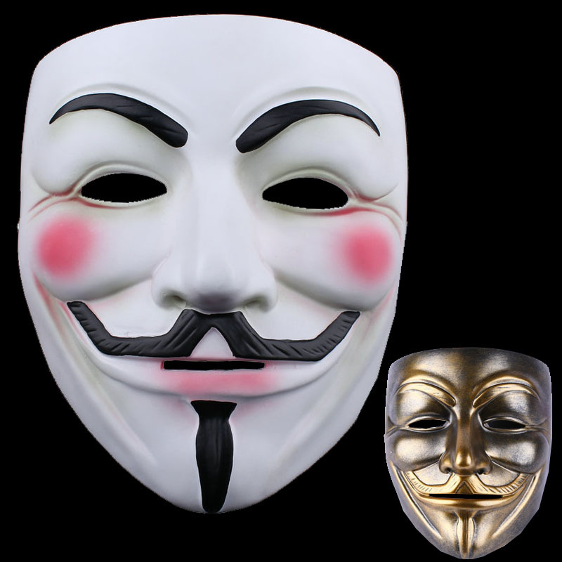 v字面具白色