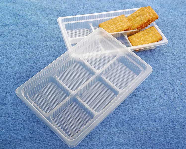 塑料饼干托盘通用食品塑料托盘安全饼干托盘塑料盒子厂家定制
