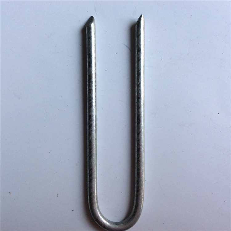u形铁钉 黑铁丝钉 草皮钉 骑马钉 25公斤/箱 340丝