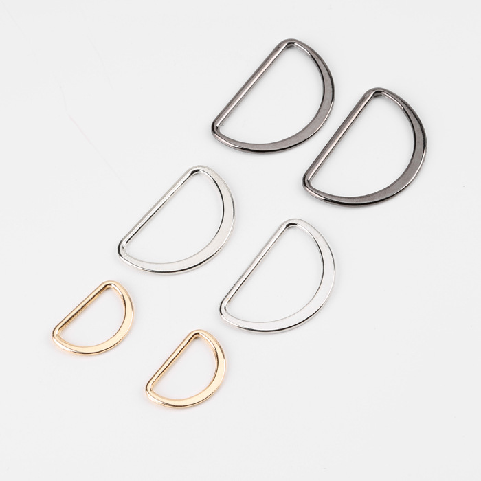 金属d形环五金箱包背包扣半圆环d字扣手工腰带调节扣腰围调节装饰