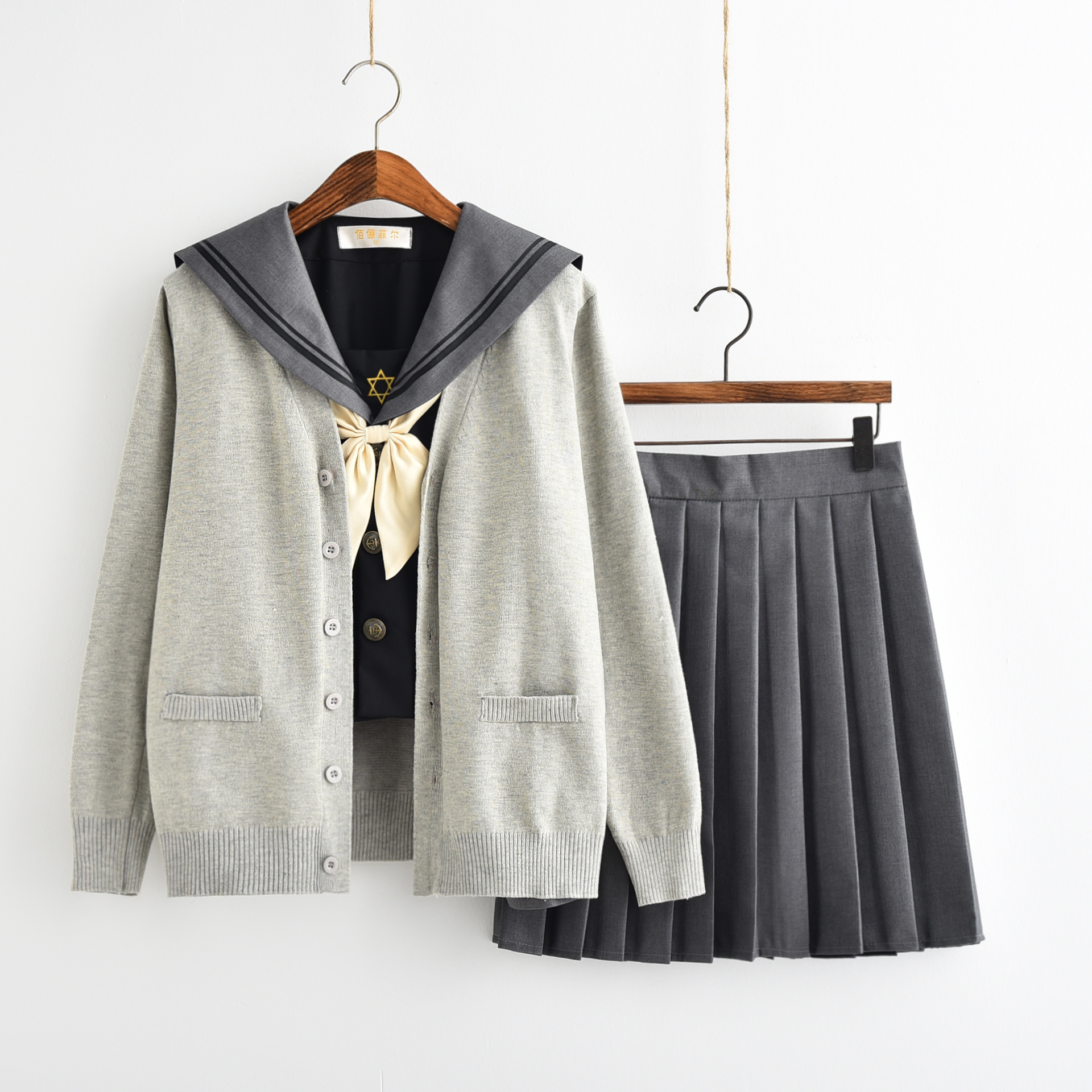 2017新款日系软妹长袖jk制服秋冬水手服女学生校服班服学院风套装