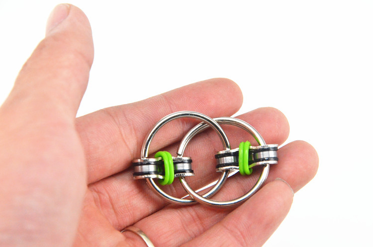 钥匙环链条扣 减压玩具 指尖陀螺 key ring hand spinner fidget