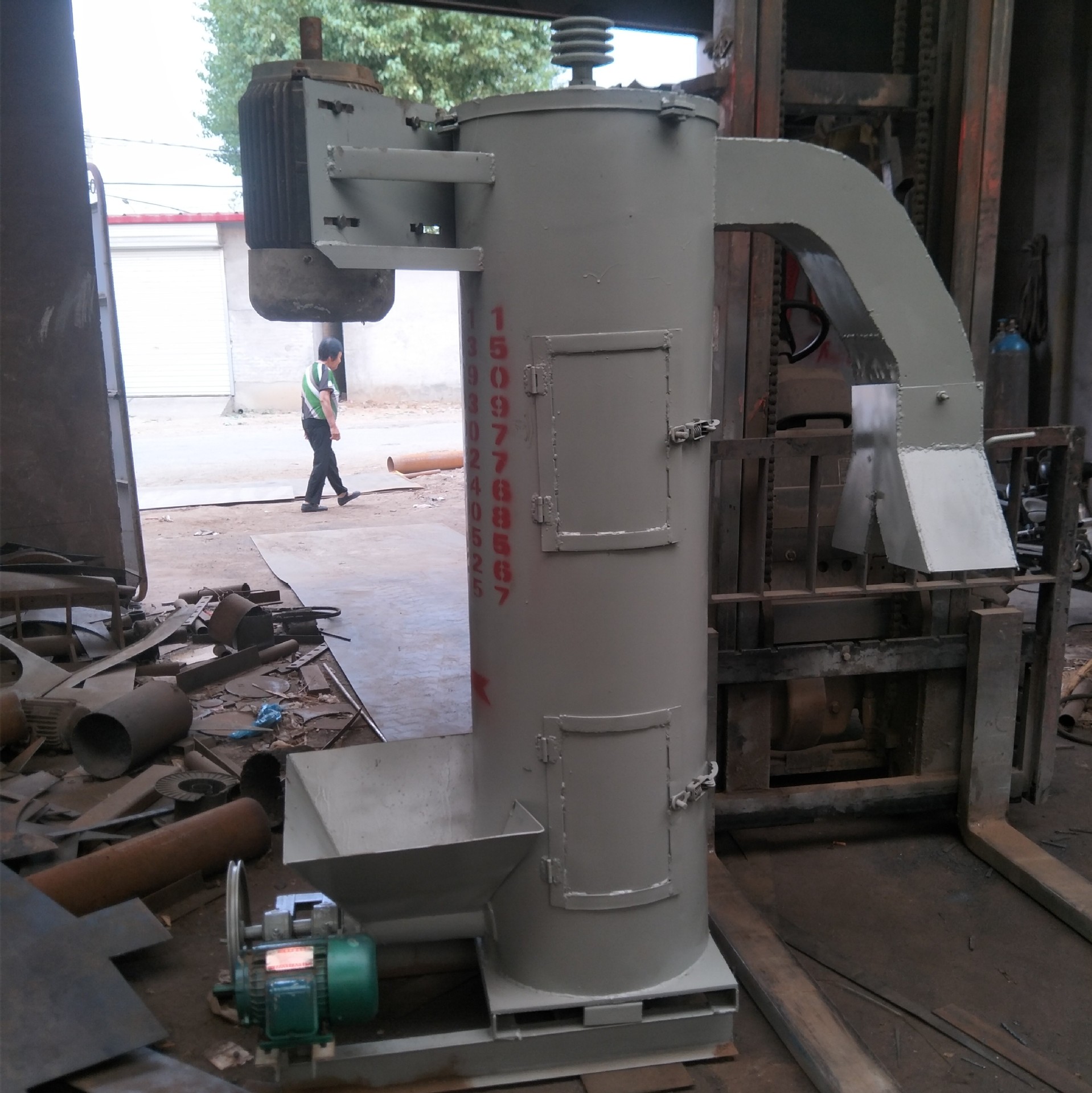 厂家直供塑料脱水机全自动立式塑料脱水机片料粉碎料立式甩干机